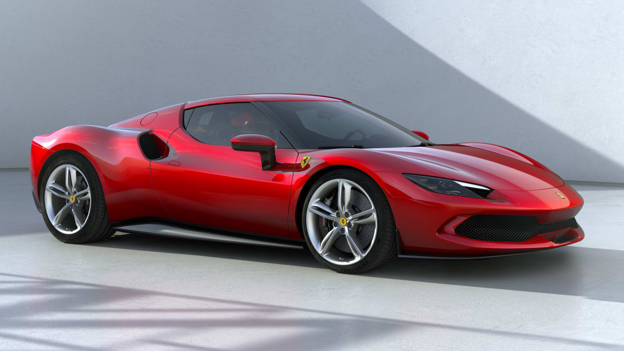 New 2022 Ferrari 296 GTB plug-in hybrid supercar unveiled